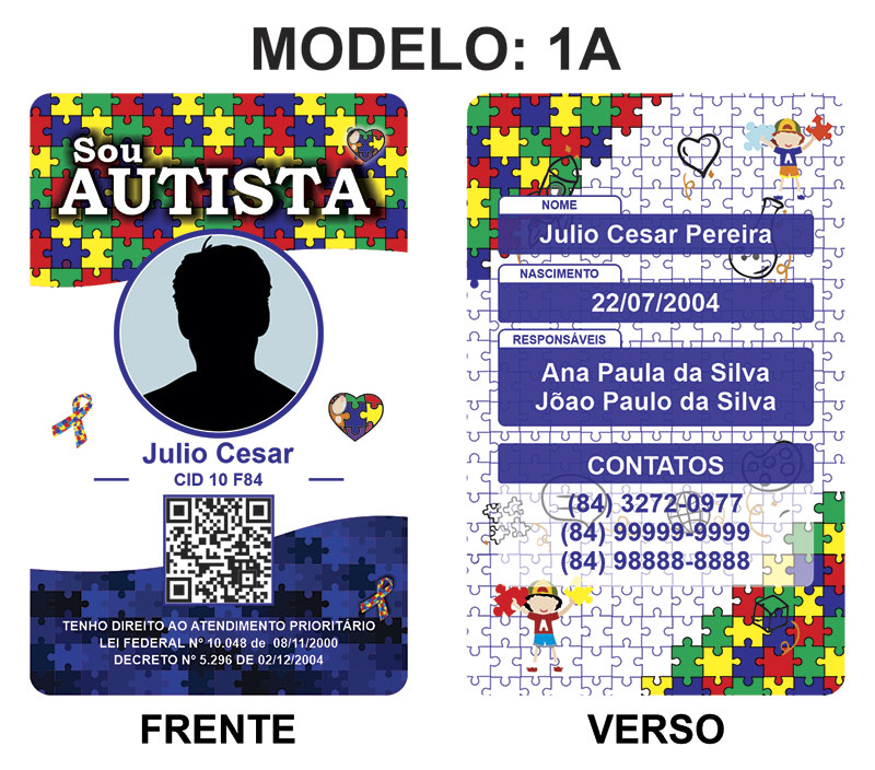 Crachá TEA (Autismo)